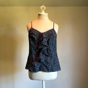 Silence + Noise Ruffle Tank Blouse